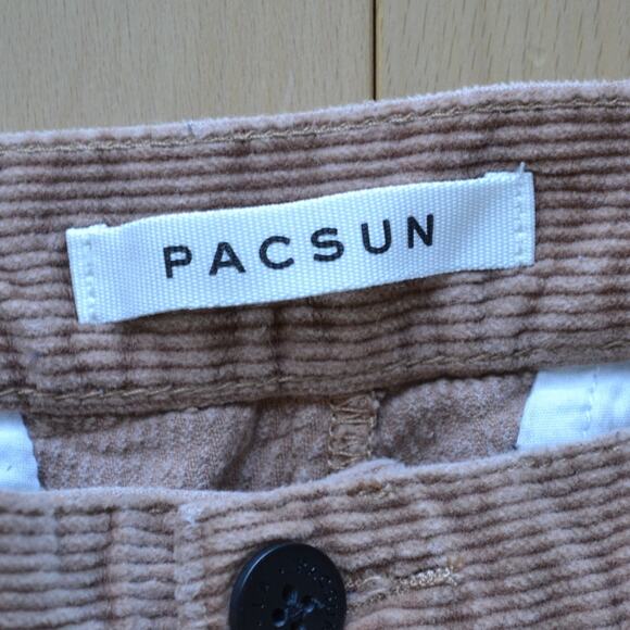 Pacsun Corduroy Pants Tan Size 30x30 - Picture 4 of 5